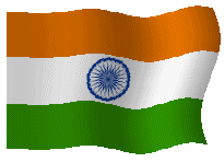 gif drapeau de l'Inde