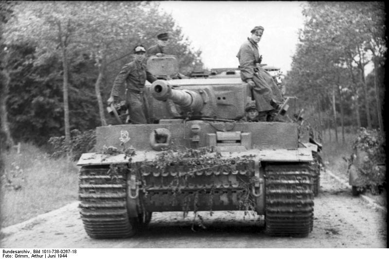 Photographie d'un tank allemand du mme modle que ceux utiliss en Normandie