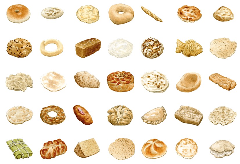 différents pains du monde