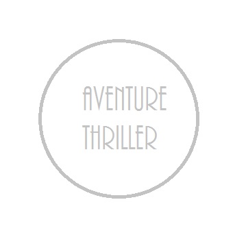 cercle gris avec au centre l'inscription "Aventure/thriller"