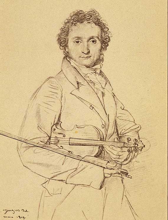 Paganini, par Ingres