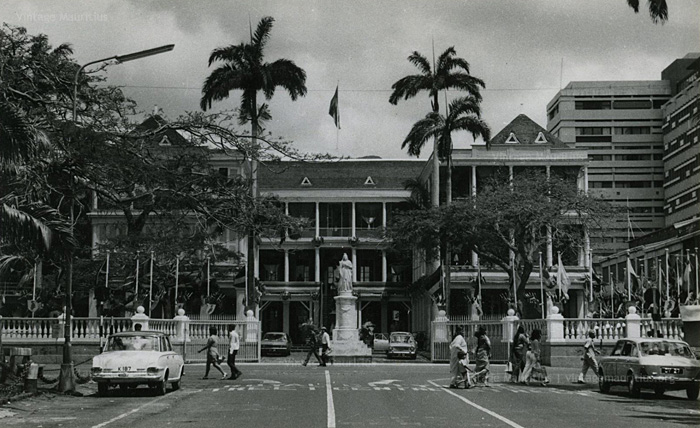 Port Louis  l'poque des colons en 1960